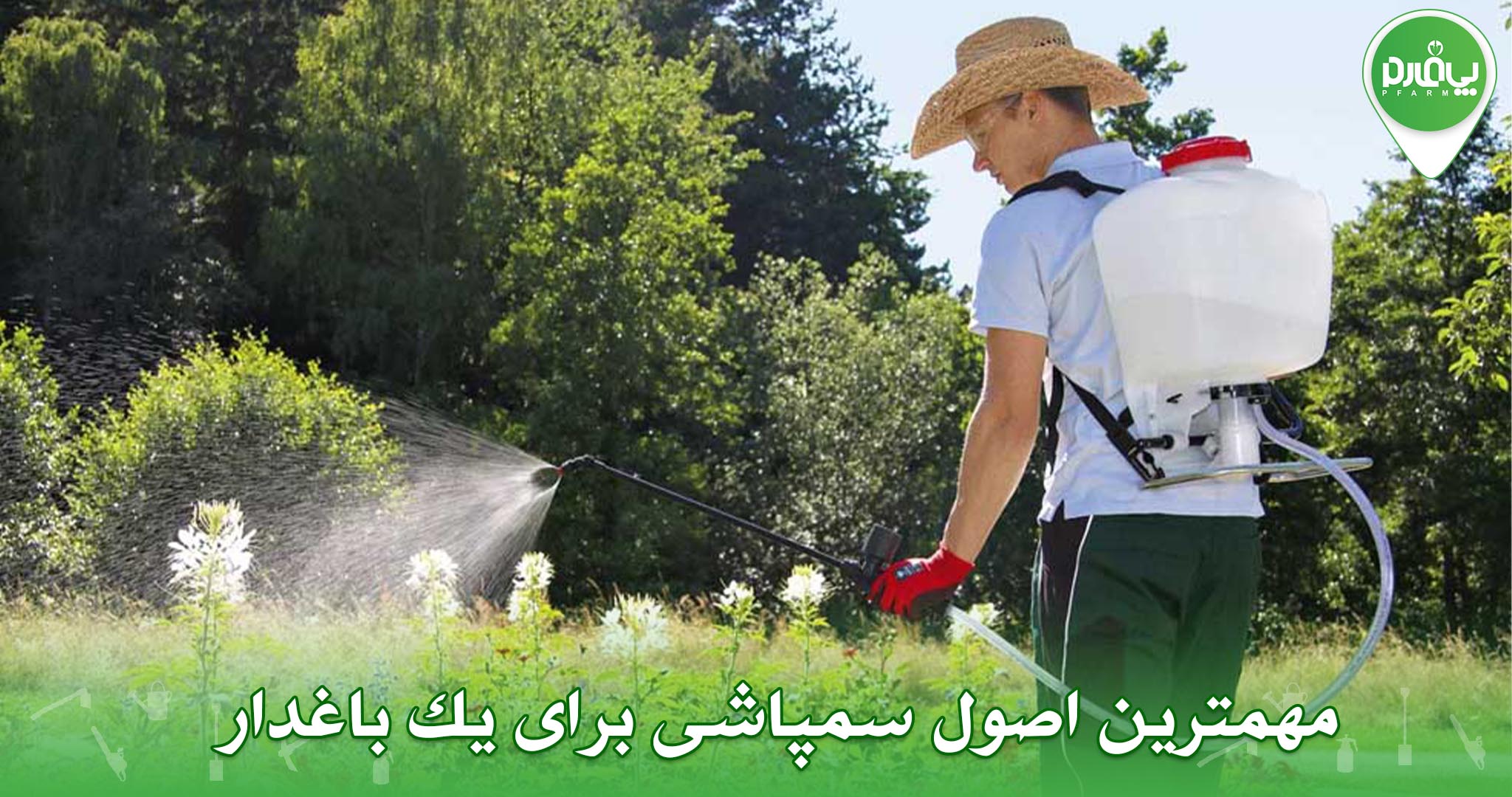 مهمترین اصول سمپاشی برای یک باغدار