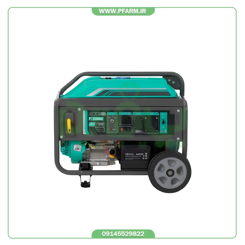 موتور برق بنزینی استارتی مدل PT-4500GE پترو پمپ کیان