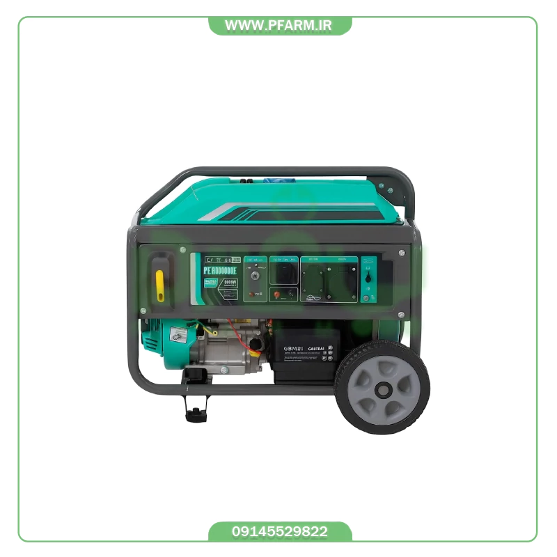 موتور برق بنزینی استارتی مدل PT4500G پترو پمپ کیان