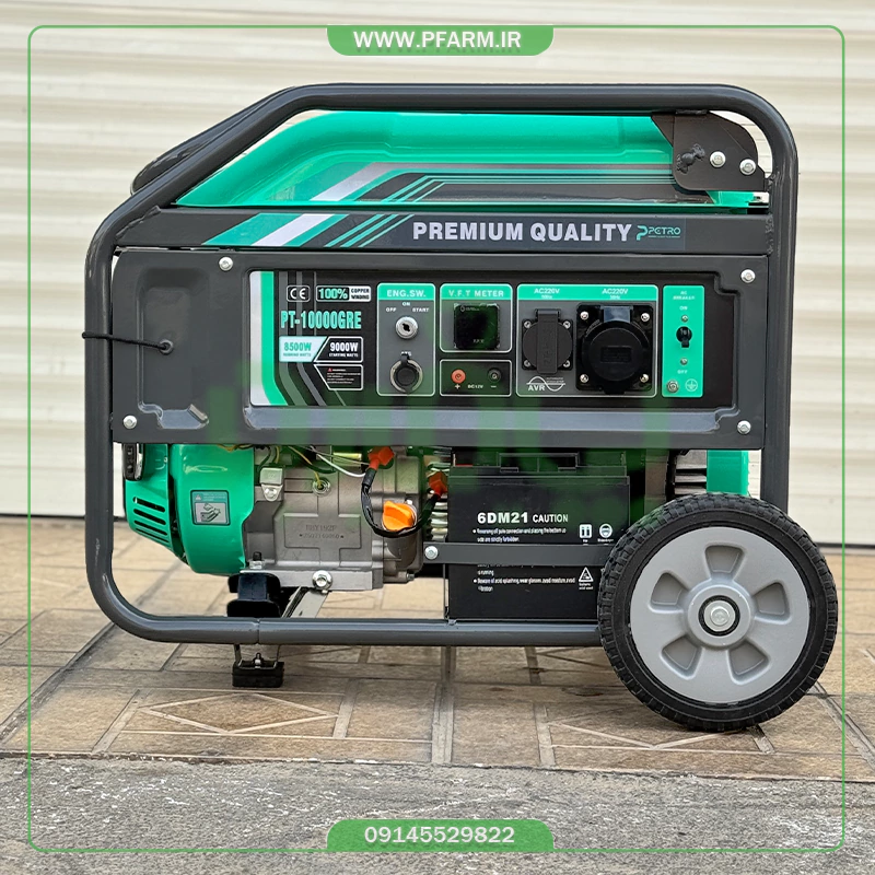 موتور برق بنزینی مدل PT10000GRE پترو پمپ کیان1-