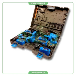 9-کیت 4 عددی براشلس دریل ،بتن کن ، بکس و فرز شارژی ویوارکس مدل BCK-4024