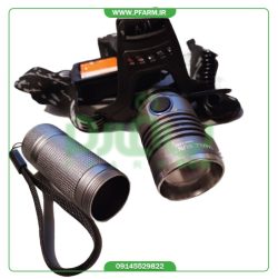 چراغ پیشانی و دستی اسمال سان مدل دوحالته DNM-TS26